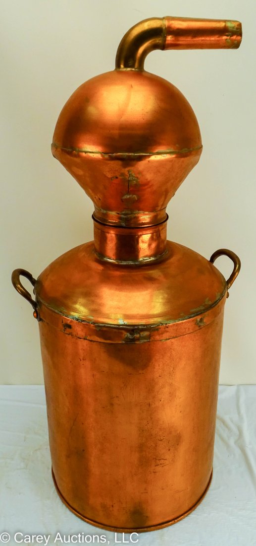 Nice Antique Copper Moonshine Still (1 of 3)