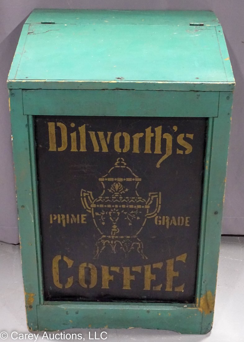 Antique Dillworth's Green Country Store Coffee Box Bin (1 of 7)