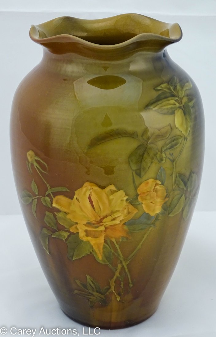 Rookwood Art Pottery Vase Roses by Valentien (1 of 5)
