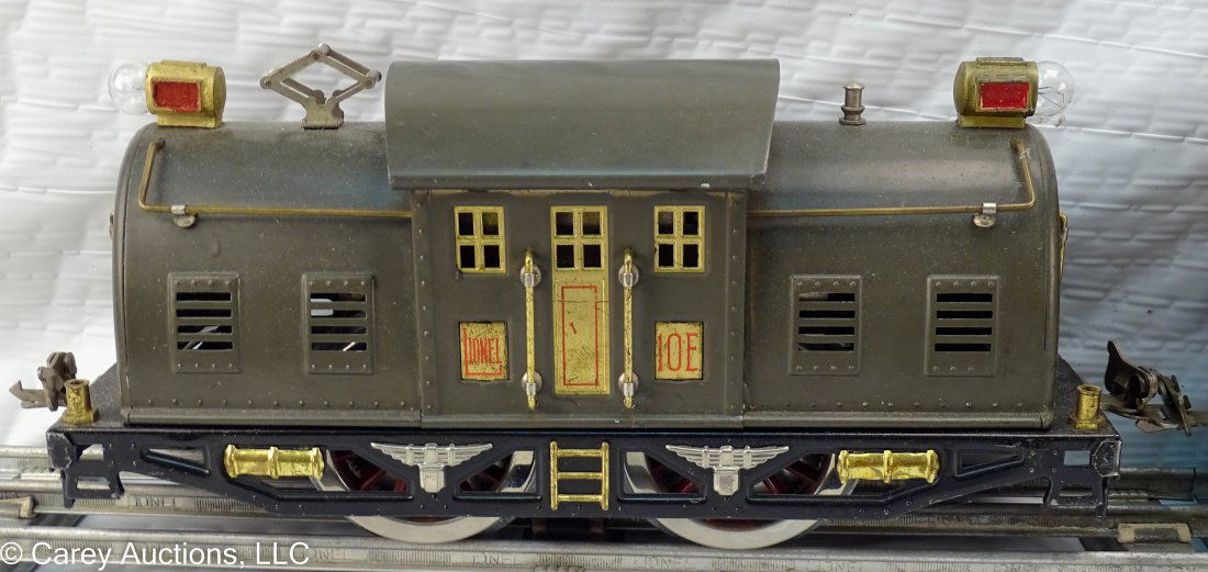 Lionel 10E Grey Standard Gauge 4 Pc Passenger Toy Train Set (1 of 8)