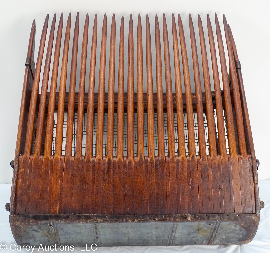 Large Antique Wood Cranberry Scoop (1 of 4)