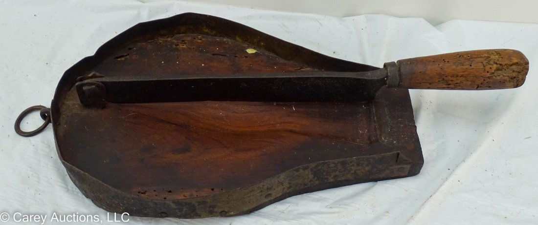 Primitive Wood & Iron Herb Chopper (1 of 4)