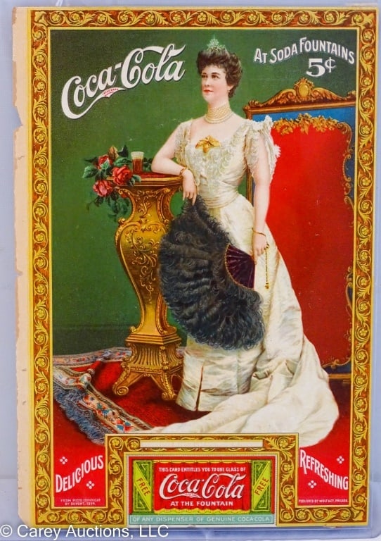 RARE 1904 COCA COLA ADVERTISING CARD (1 of 10)