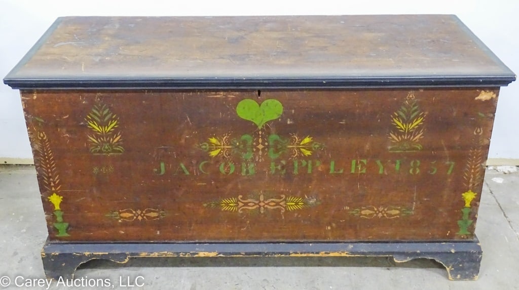 1857 SOMERSET CO SOAP HOLLOW STYLE BLANKET CHEST (1 of 14)