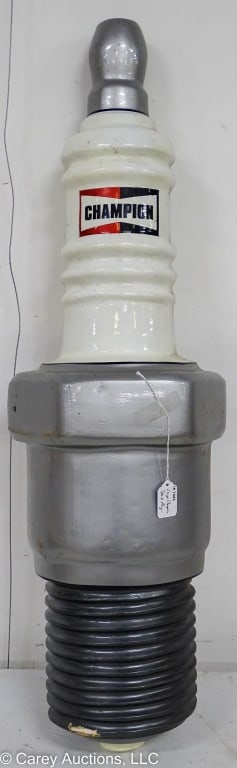 LARGE FANTASY CHAMPION SPARK PLUG SIGN (1 of 4)