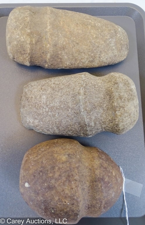 3 LARGE NATIVE AMERICAN STONE TOOLS (1 of 1)