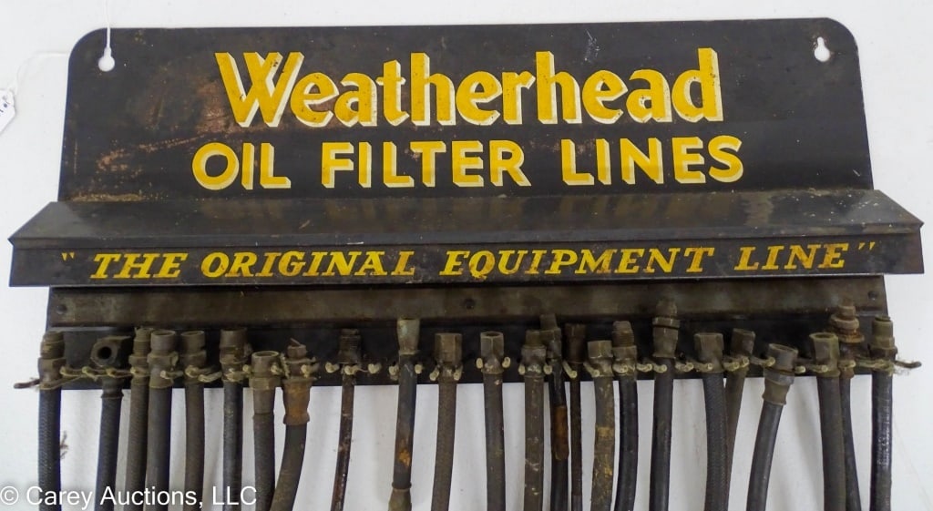 WEATHERHEAD OIL FILTER LINES ADVERTISING DISPLAY (1 of 3)