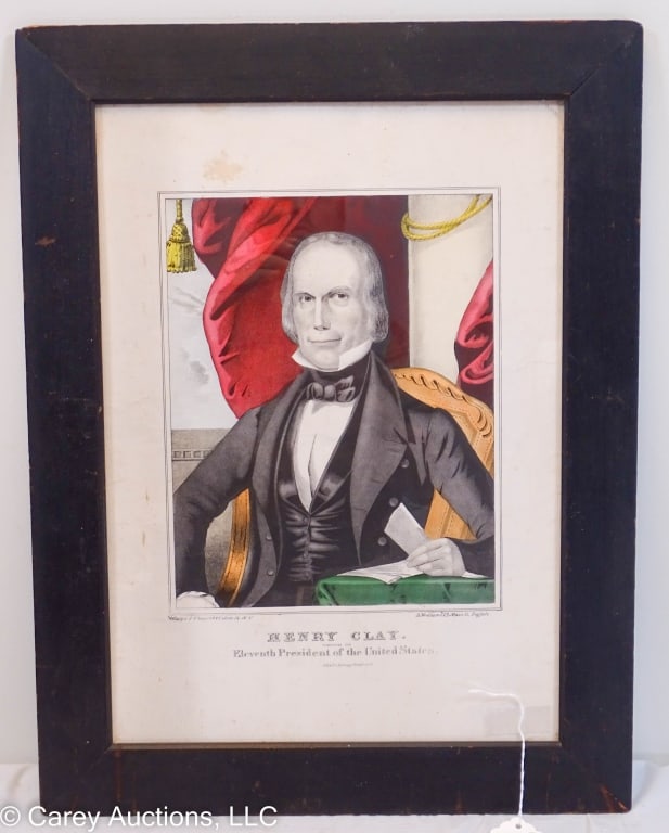 ANTIQUE KELLOGG'S HENRY CLAY PRINT (1 of 5)