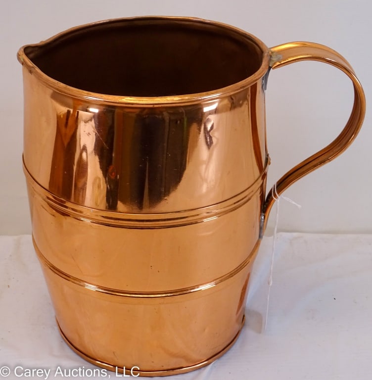ANTIQUE COPPER 1 GALLON PITCHER (1 of 5)