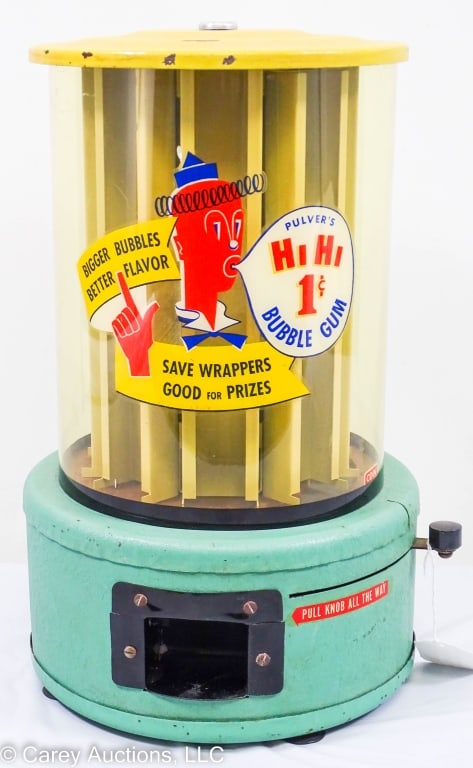 PULVER HI HI 1 CENT BUBBLE GUM COUNTERTOP MACHINE (1 of 8)