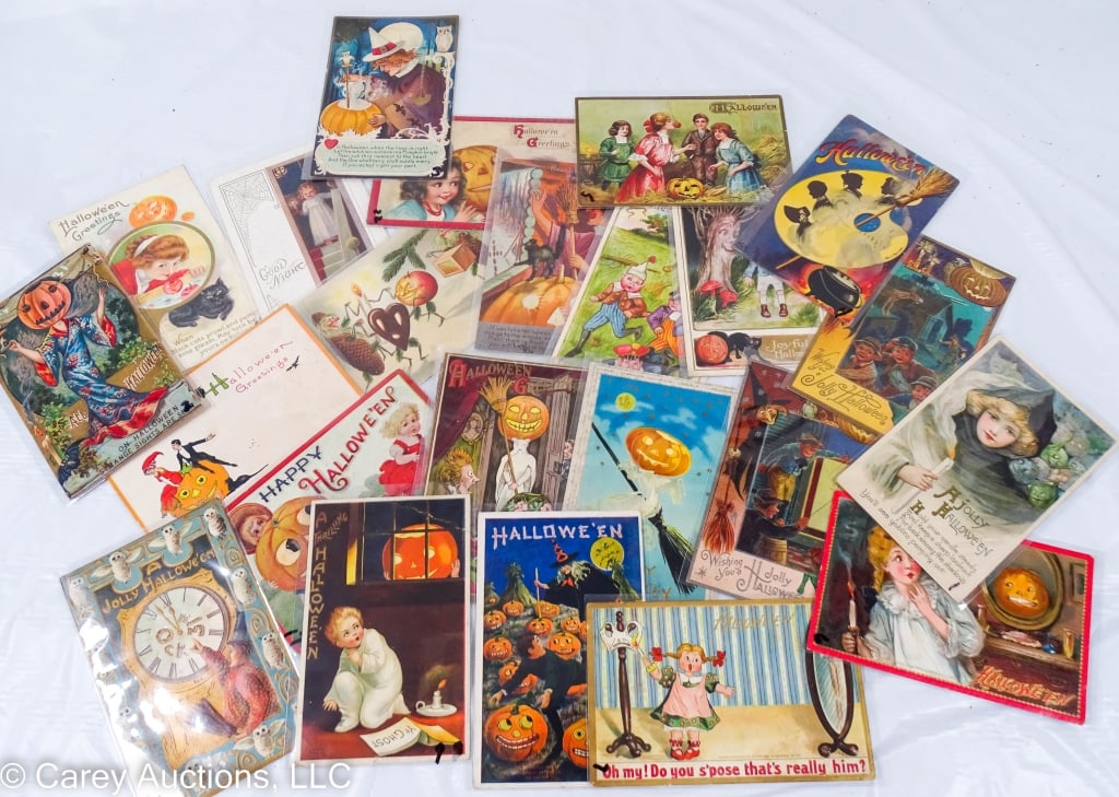 24 HALLOWEEN POSTCARDS WINSCH TUCK AND MORE (1 of 18)