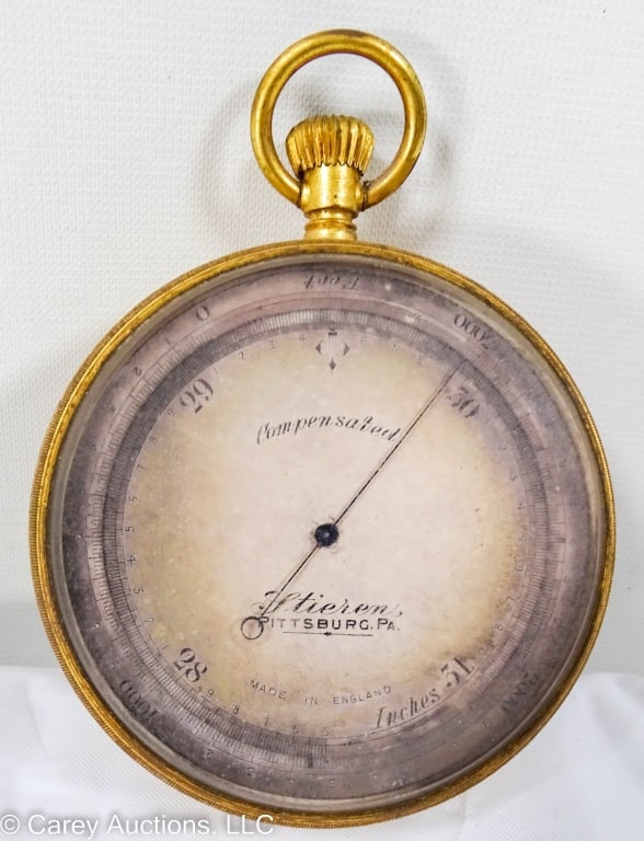 STIEREN PITTSBURG PA GEOLOGICAL ANEROID (1 of 4)