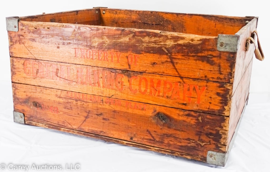1940 BOND BREAD WOODEN CRATE GENERAL BAKING CO (1 of 7)