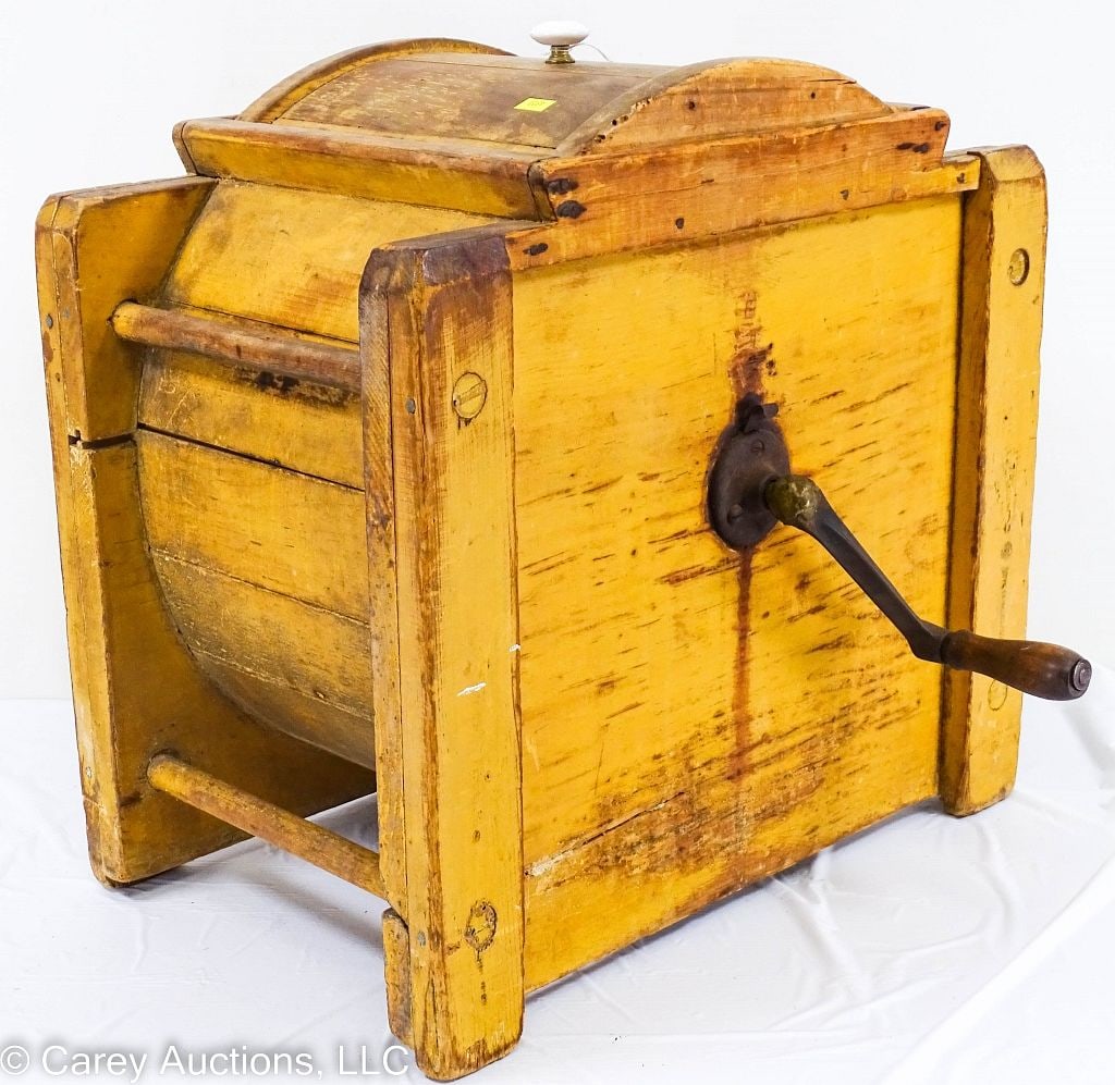 BARREL BOX LIGHTNING CHURN YELLOW COW BLANCHARD (1 of 10)