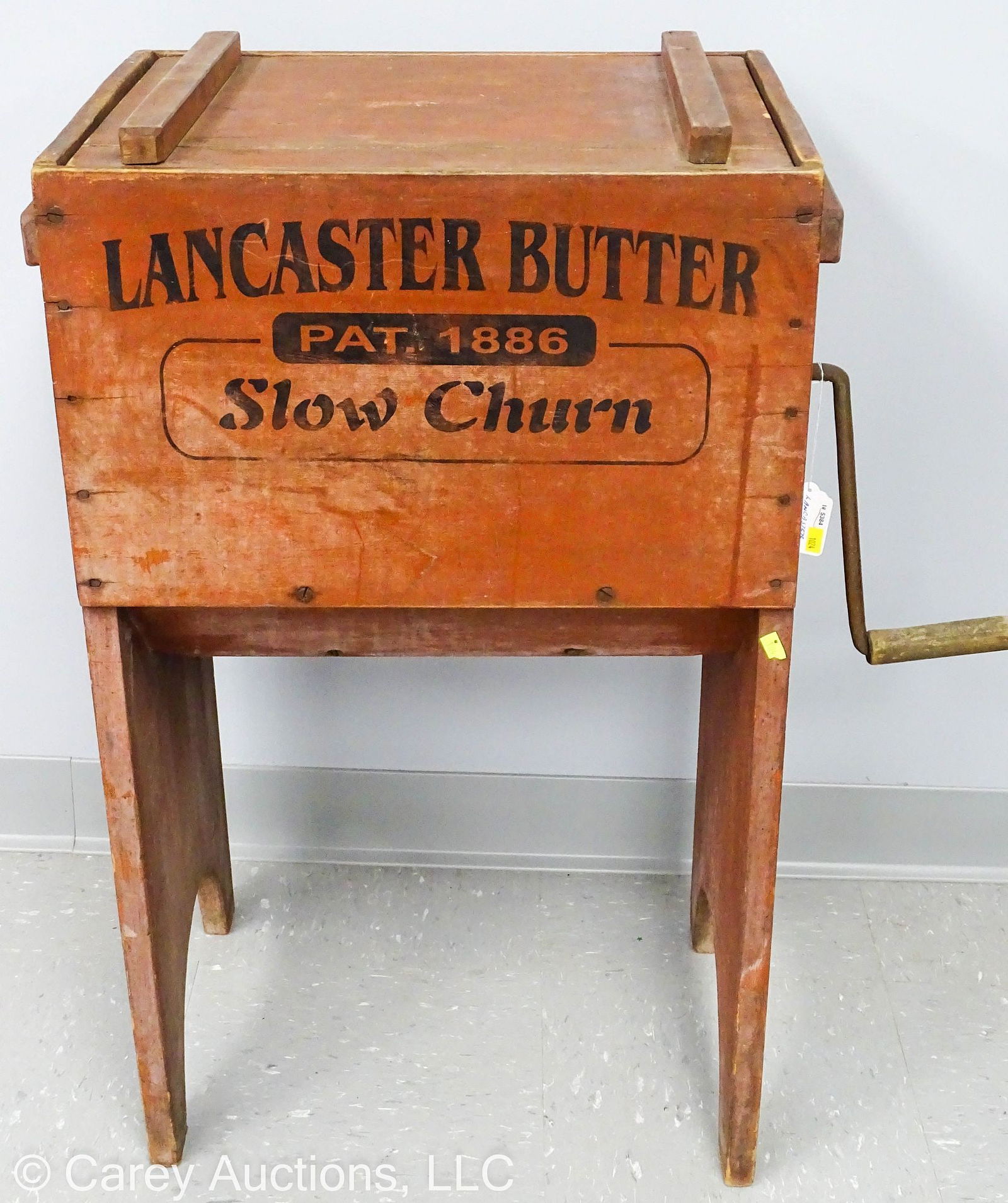 1886 LANCASTER BRAND WHITE CEDAR BUTTER CHURN (1 of 7)
