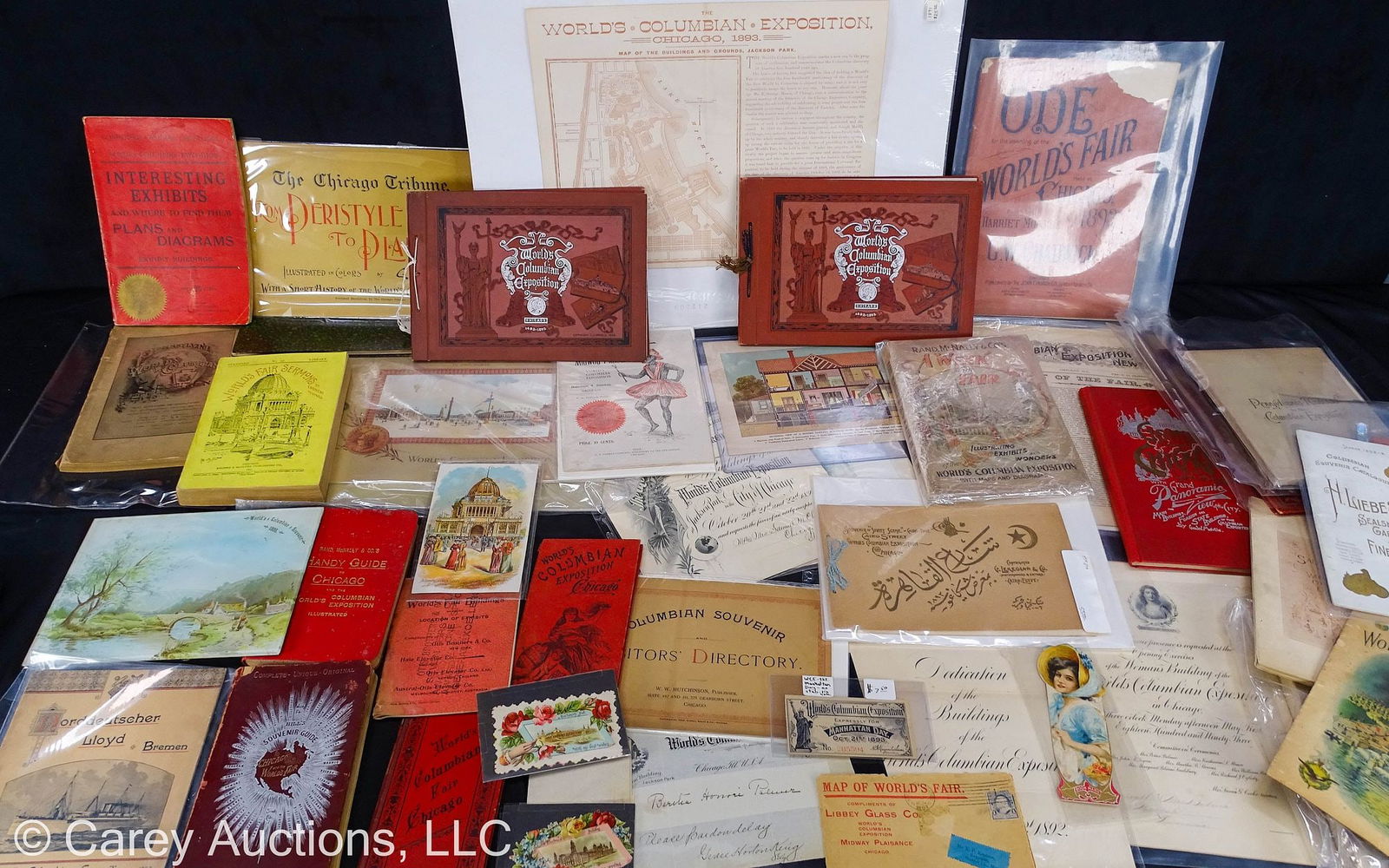 40+pcs COLUMBIAN EXPOSITION BOOKS PRINTS AND EPHEMERA (1 of 11)