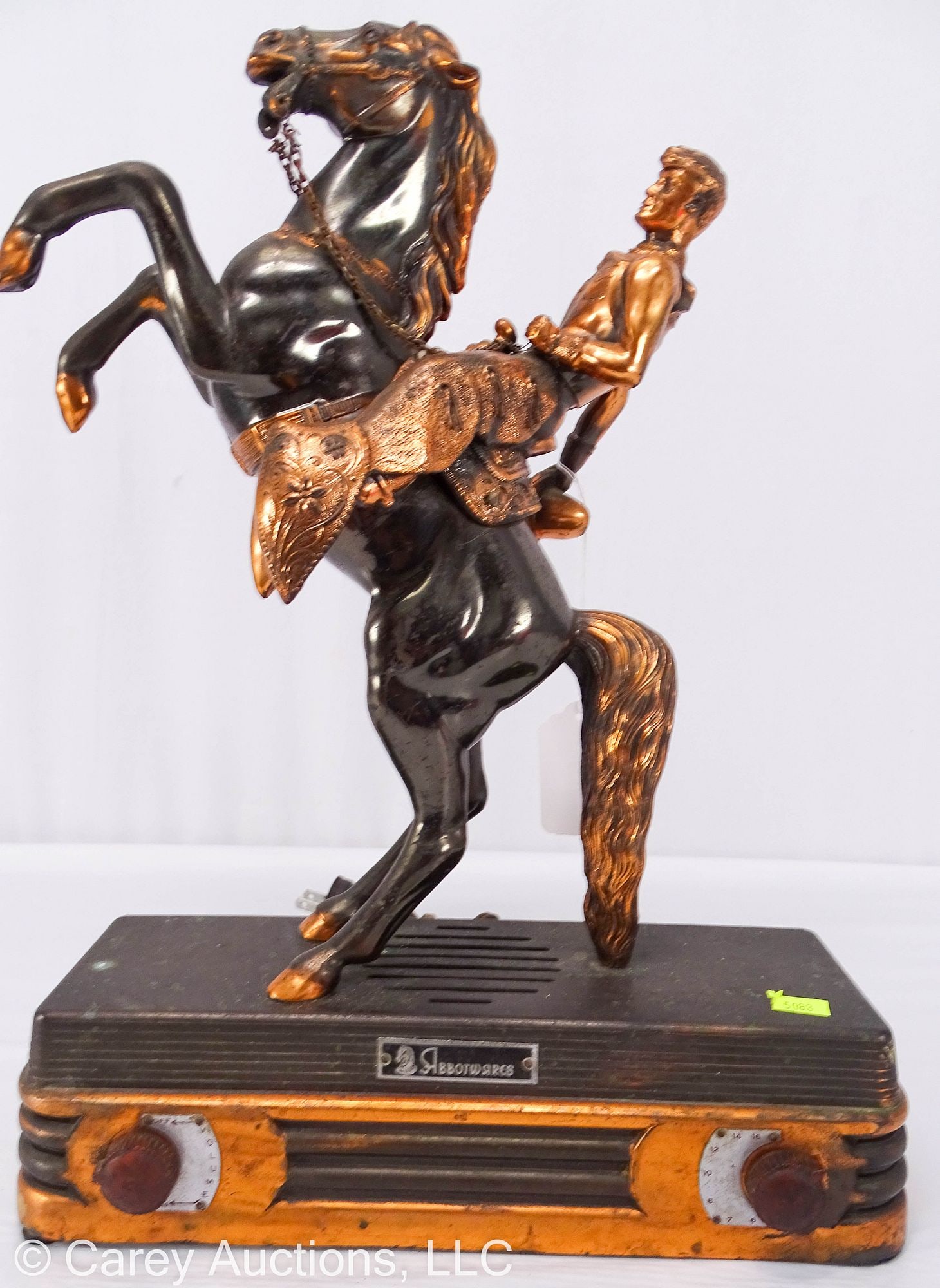 UNCOMMON ABBOTSWARES HORSE RADIO WITH RIDER (1 of 9)