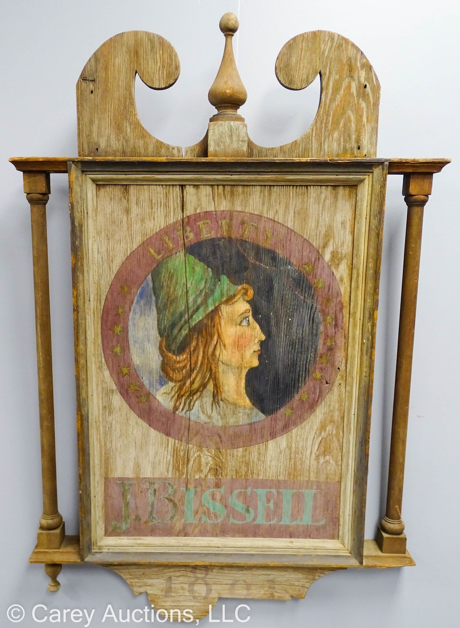 PAINTED WOOD TAVERN SIGN (1 of 7)