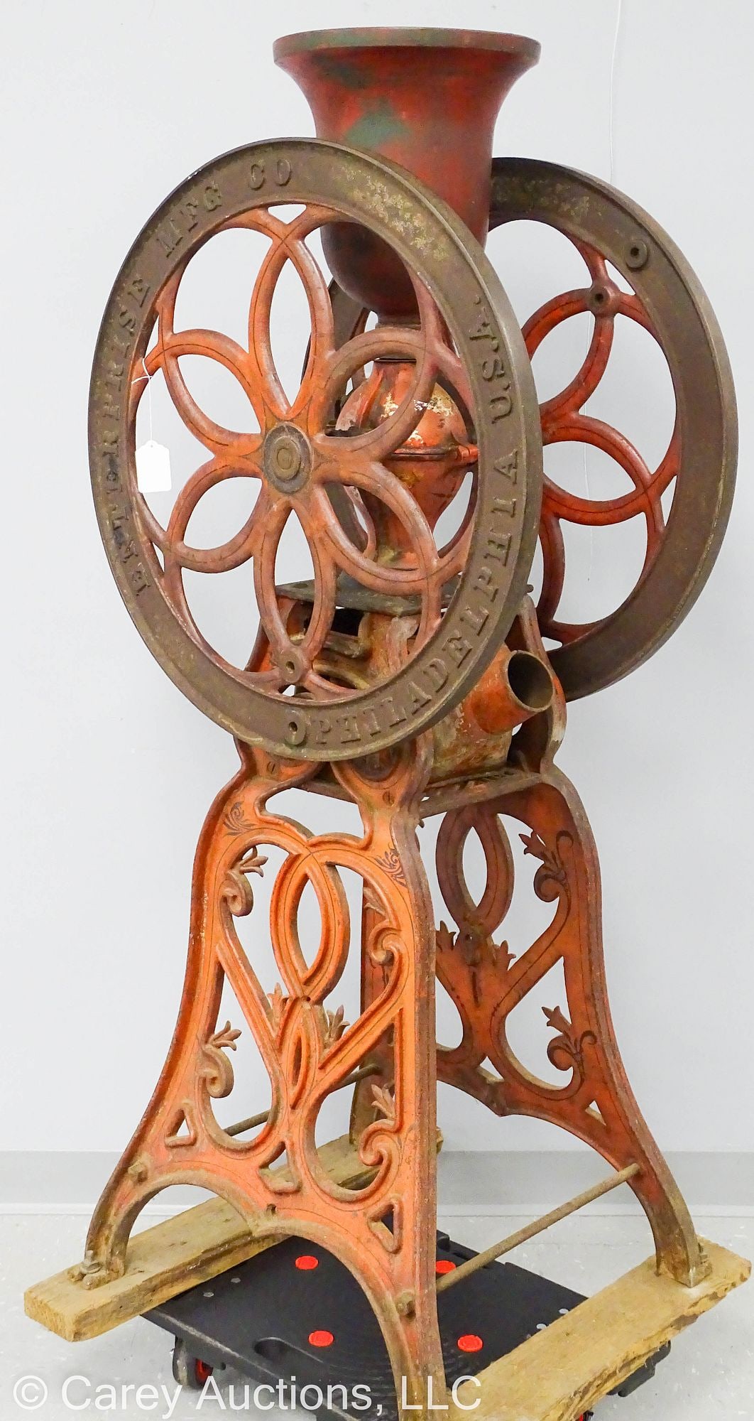 ENTERPRISE DOUBLE WHEEL FLOOR MODEL COFFEE GRINDER (1 of 9)