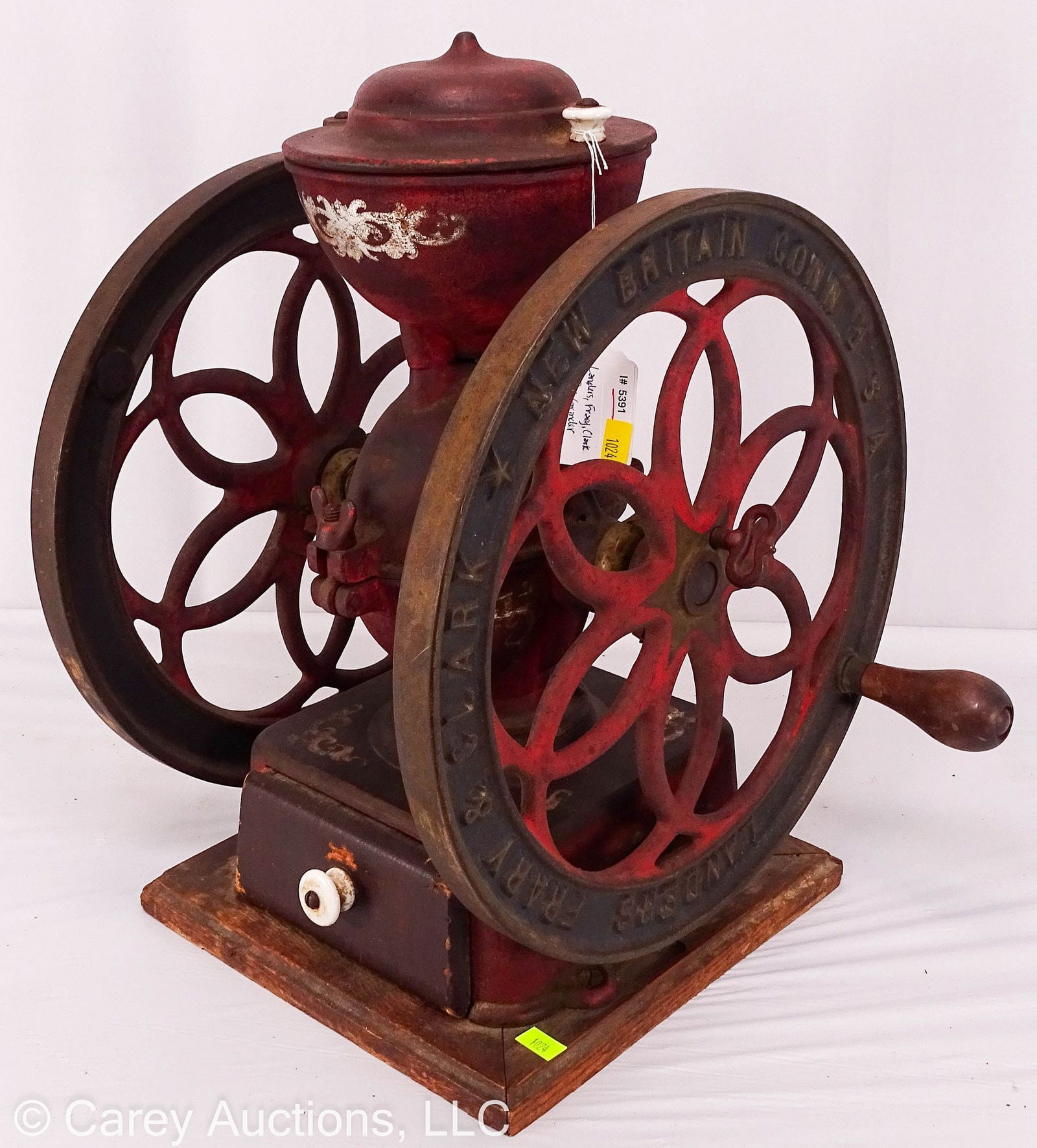 ANTIQUE LANDERS, FRARY & CLARK COFFEE GRINDER (1 of 6)