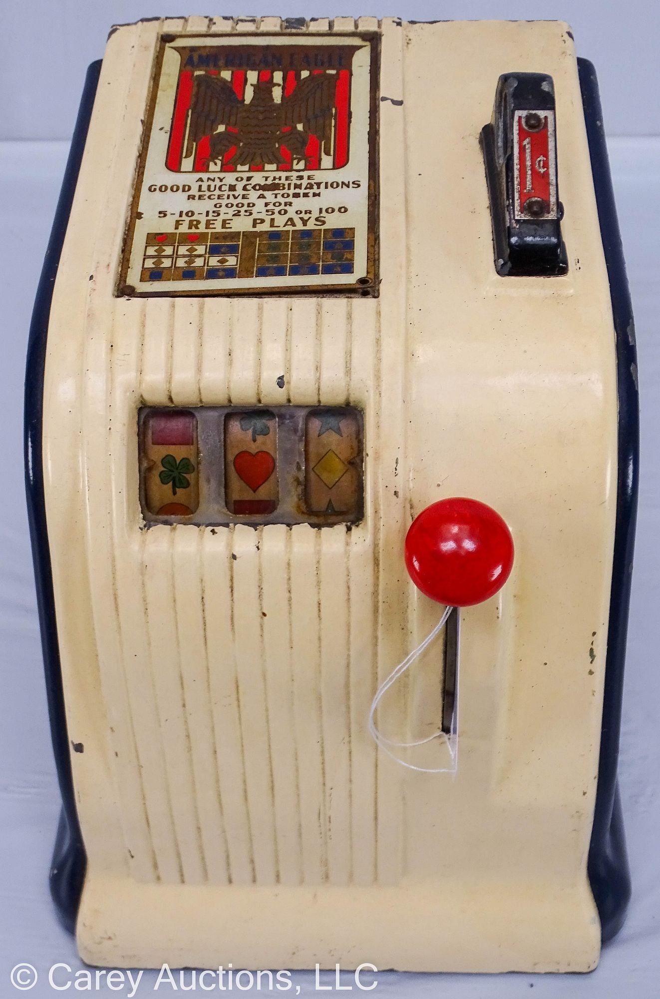 DAVAL AMERICAN EAGLE 1¢ TRADE SIMULATOR WITH KEY (1 of 8)