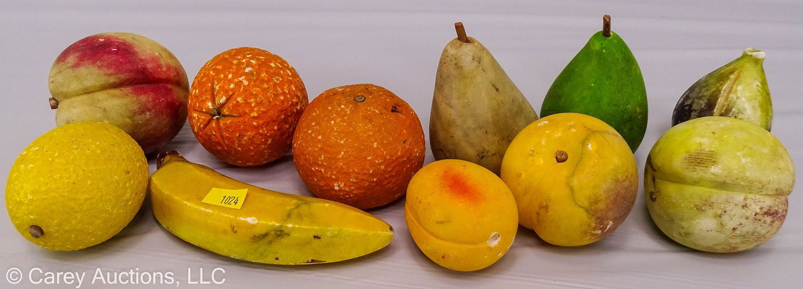 11pcs CARVED STONE FRUIT (1 of 5)