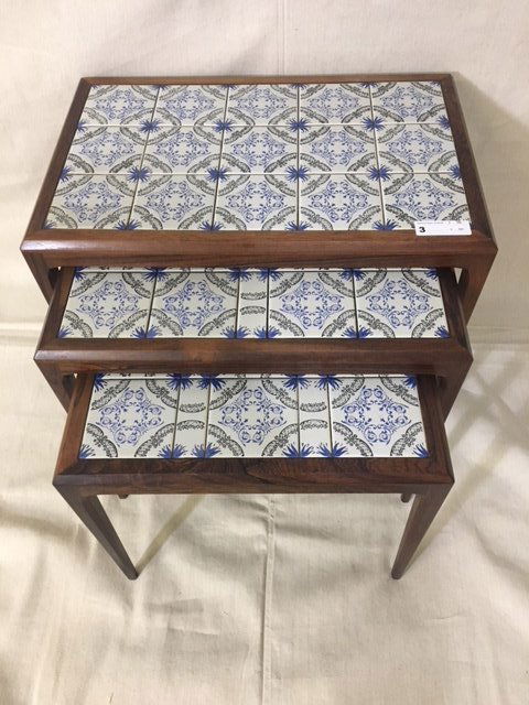 ROSEWOOD NESTING TABLES (1 of 3)
