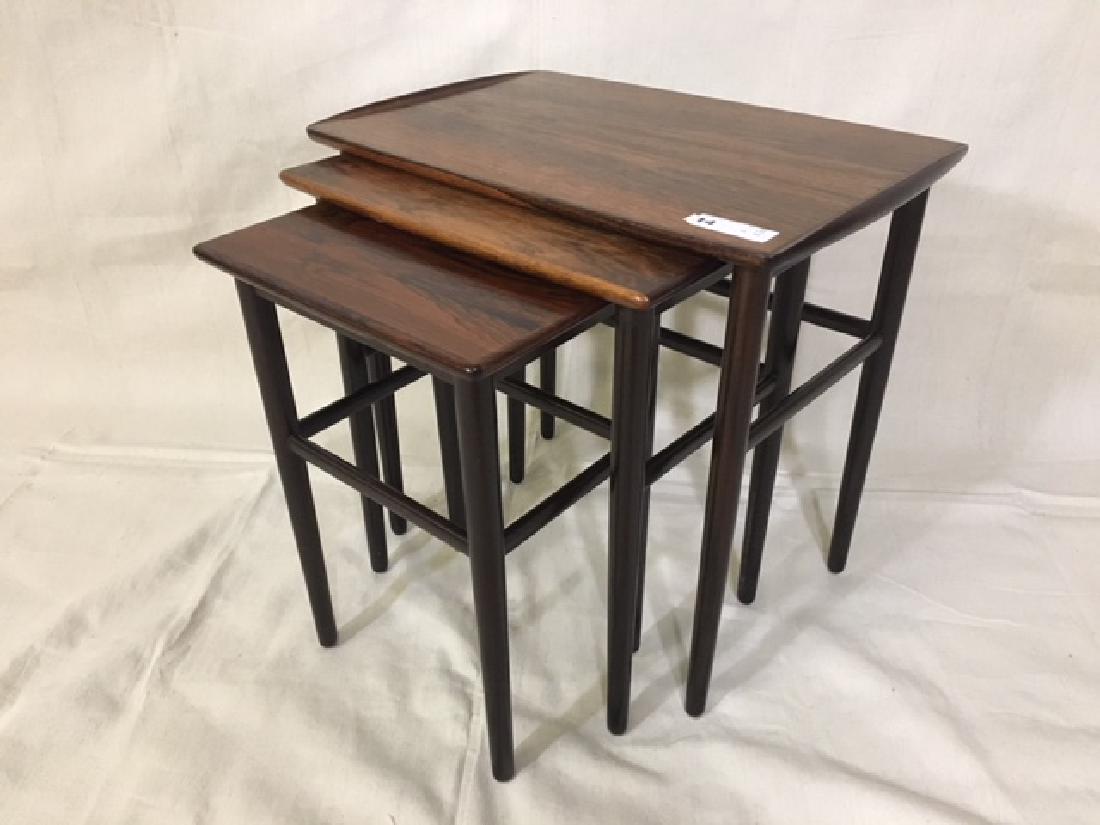 ROSEWOOD NESTING TABLES (1 of 3)