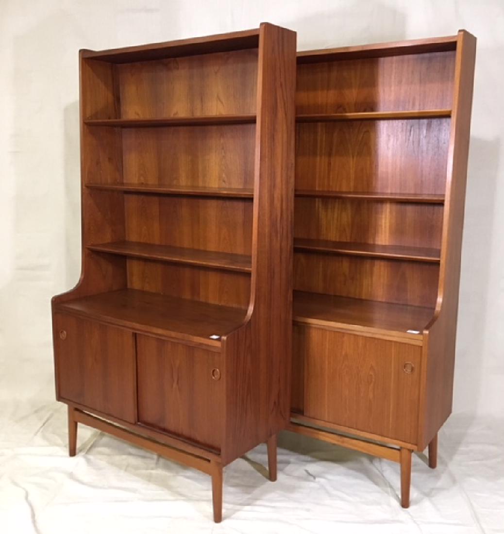 DANISH TEAK MID-CENTURY DESK/BOOKCASE (1 of 6)