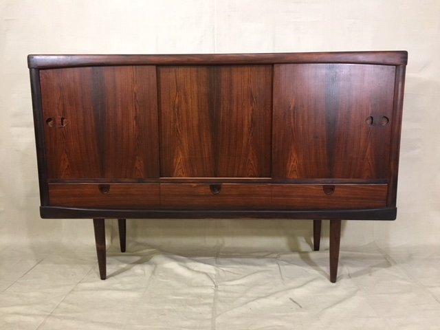 H.W. KLEIN ROSEWOOD LOW SIDEBOARD (1 of 9)