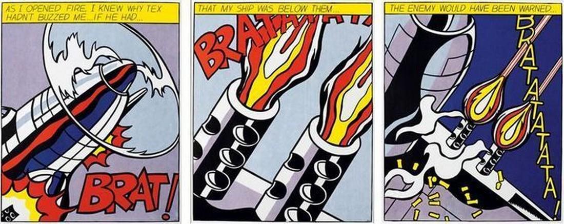 As I Opened Fire - Roy Lichtenstein (1 of 1)