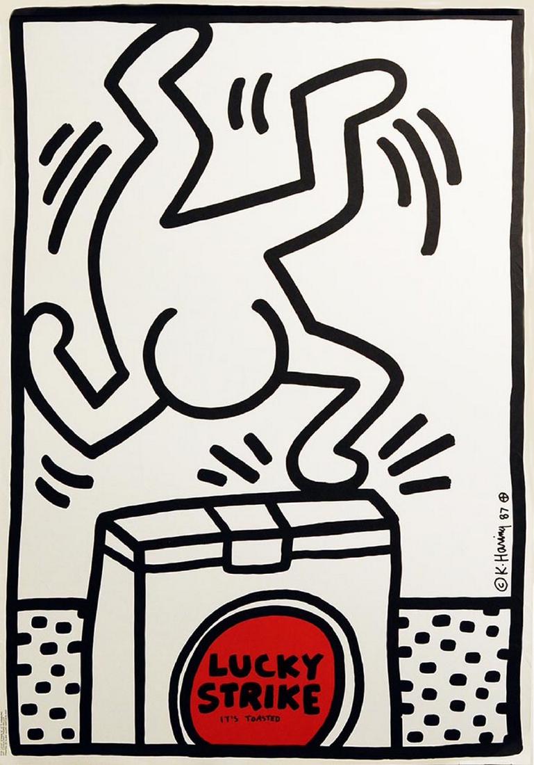 Lucky Strike (White) - Keith Haring (1 of 1)