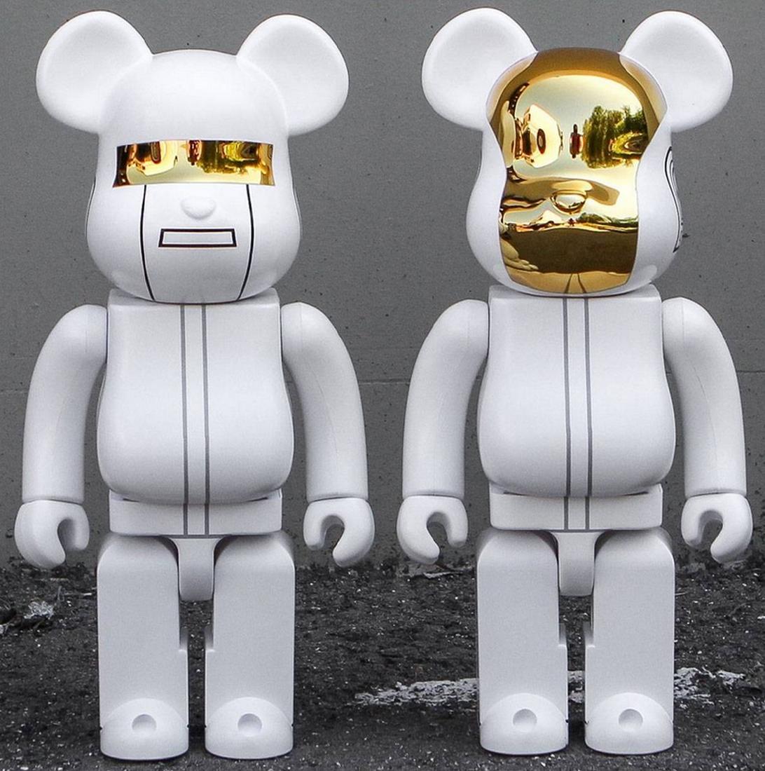 Set Daft Punk RAM 400% White - Be@rbrick (1 of 2)