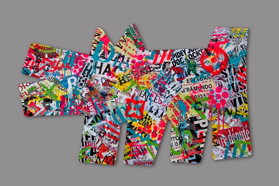 Street Haring Doggy - Aiiroh (1 of 2)