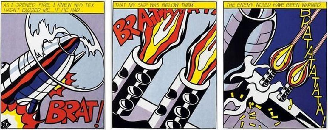 As I Opened Fire - Roy Lichtenstein (1 of 1)