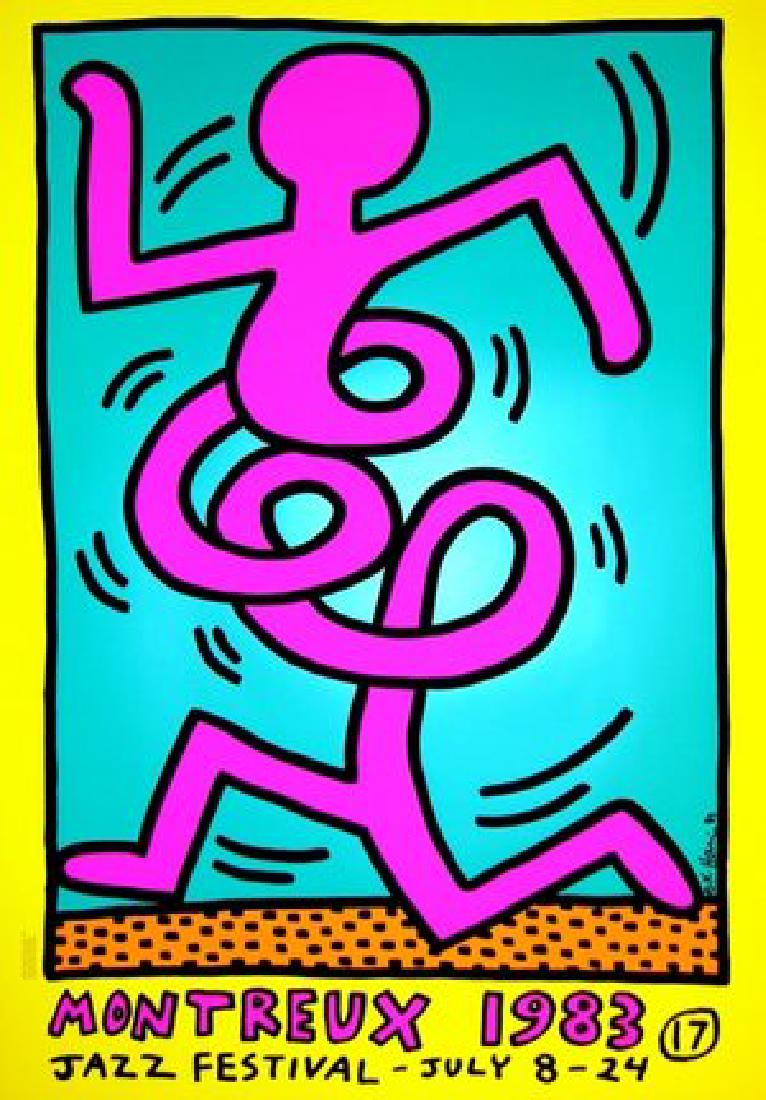 Set of posters from Montreux Festival - Keith Haring (1 of 3)