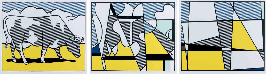 Cows Going Abstract - Roy Lichtenstein (1 of 4)