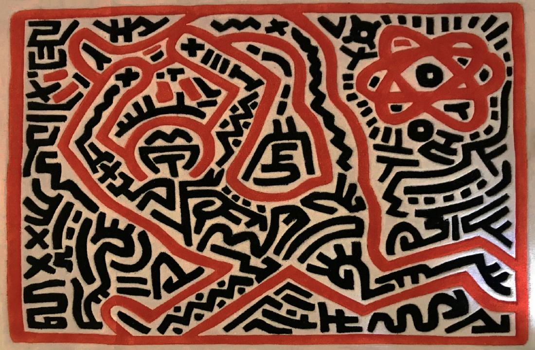 Carpet Untitled 1 - Keith Haring (1 of 5)