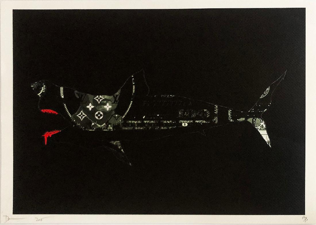 Hirst/Louis Shark' (black) - Death NYC (1 of 4)