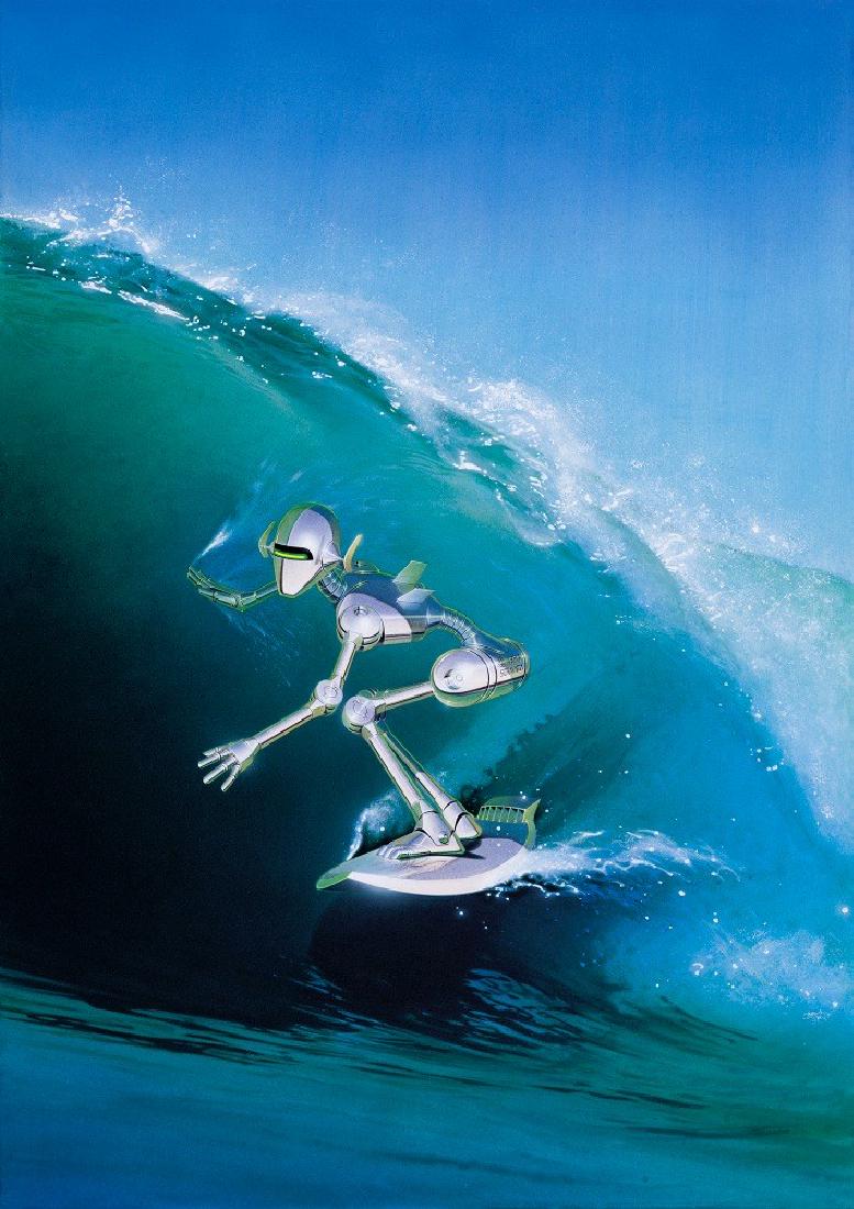 Print 023 Robot Surfer - Hajime Sorayama (1 of 1)