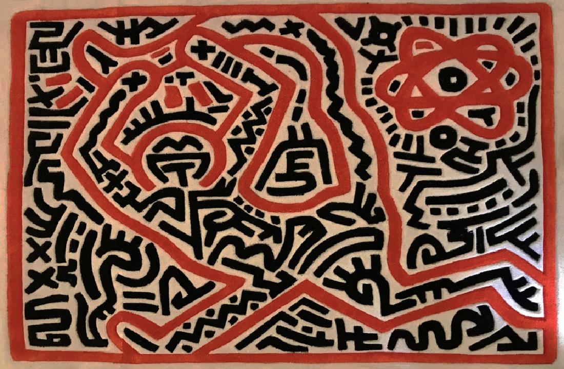 Carpet Untitled 1 - Keith Haring (1 of 4)