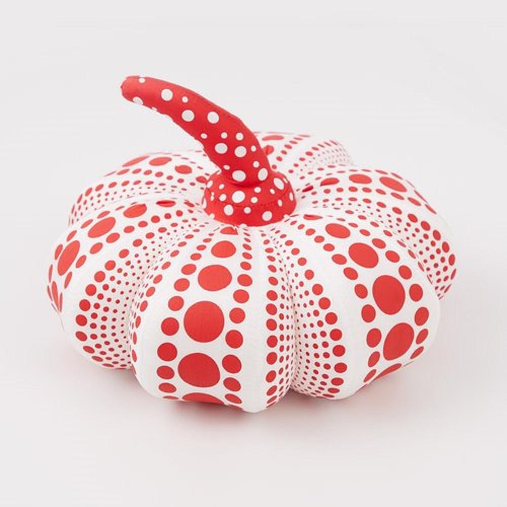 Pumpkin Plush Red (Small)-Yayoi Kusama: 2004 Parachute Nylon Limited Edition 9,5 inches/24 cm Mint Condition