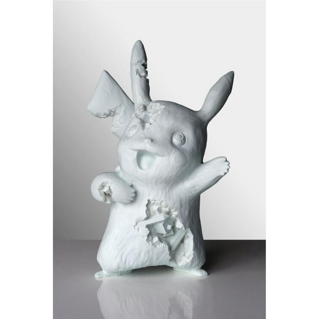 Daniel Arsham - CRYSTALIZED PIKACHU FUTURE RELIC BLUE: 2020. Cast resin and aluminium oxide. Arsham studio. Limited edition of 500. A holographic label verifying its edition number and authenticity. Each edition arrives in Arsham studio designed housing w