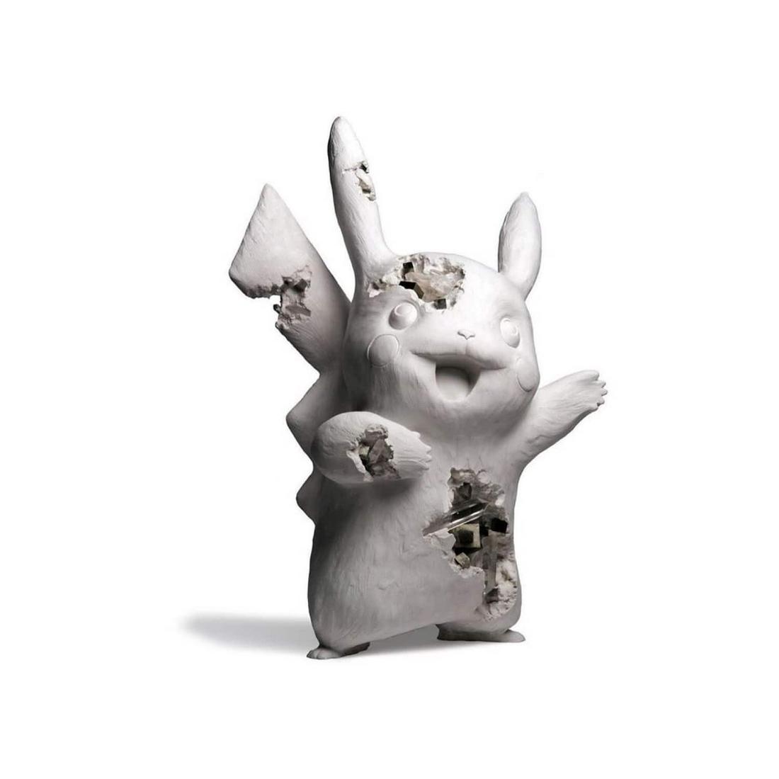 Daniel Arsham - CRYSTALIZED PIKACHU FUTURE RELIC WHITE: 2020. Cast resin and aluminium oxide. Arsham studio. Limited edition of 500. A holographic label verifying its edition number and authenticity. Each edition arrives in Arsham studio designed housing w
