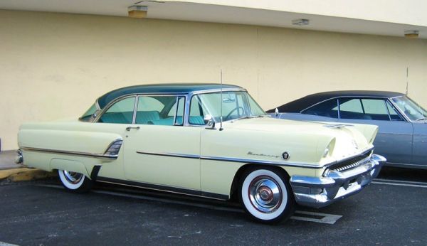1955 Mercury 2 Door Yellow