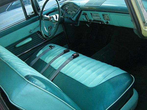 1955 Mercury 2 Door Yellow - 4
