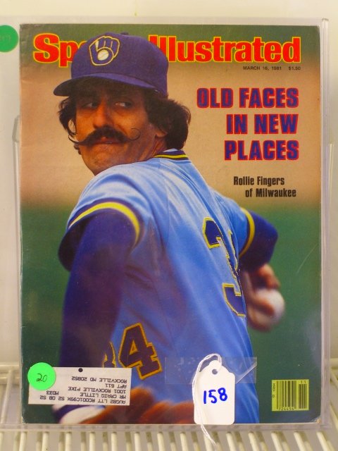 Rollie Fingers Sports Illustrated 1981