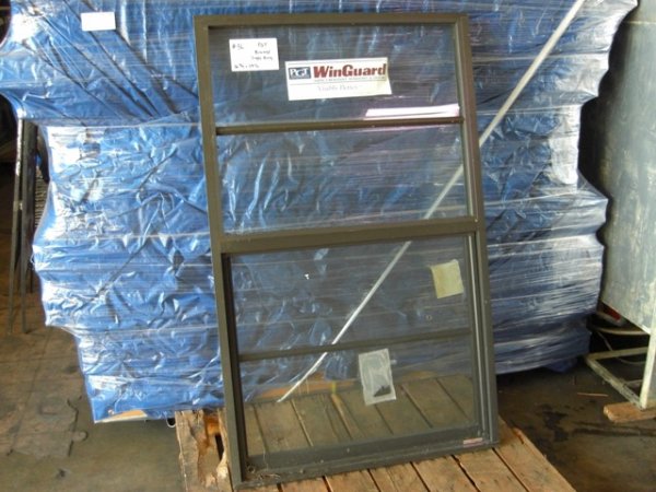 PGT 36-3/4 x 59-1/2 Hurricane Impact Window Bronze