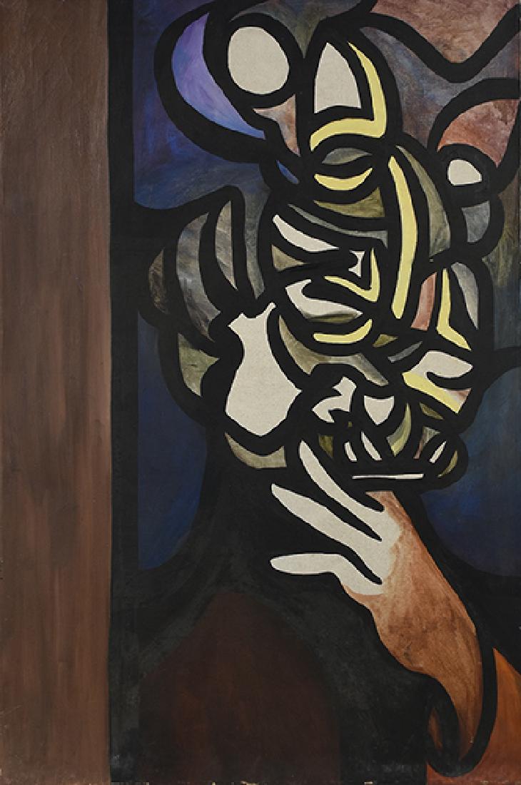 Oil on canvas, signed Roland Dorcely (1930-2017) (1 of 7)