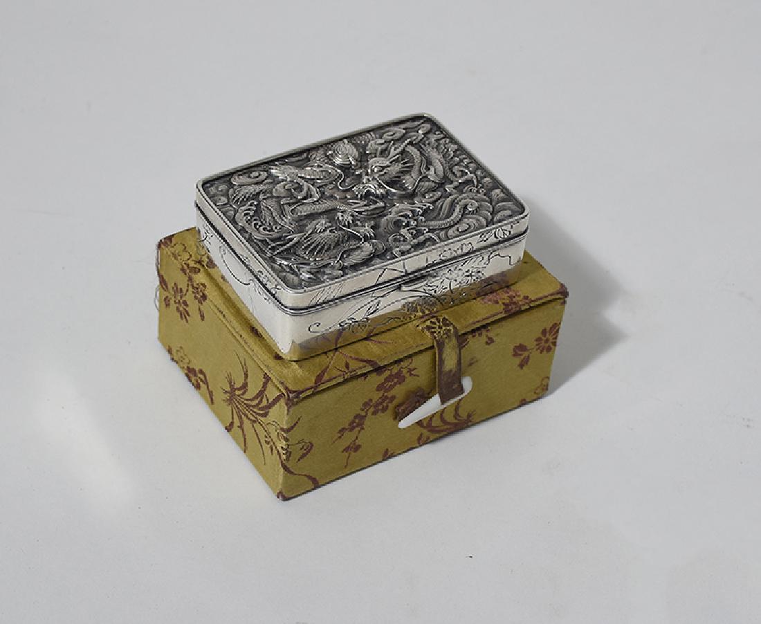Chinese silver hinged box (1 of 9)